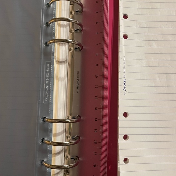 Filofax A5 Domino Patent Hot Pink - Picture 11 of 13